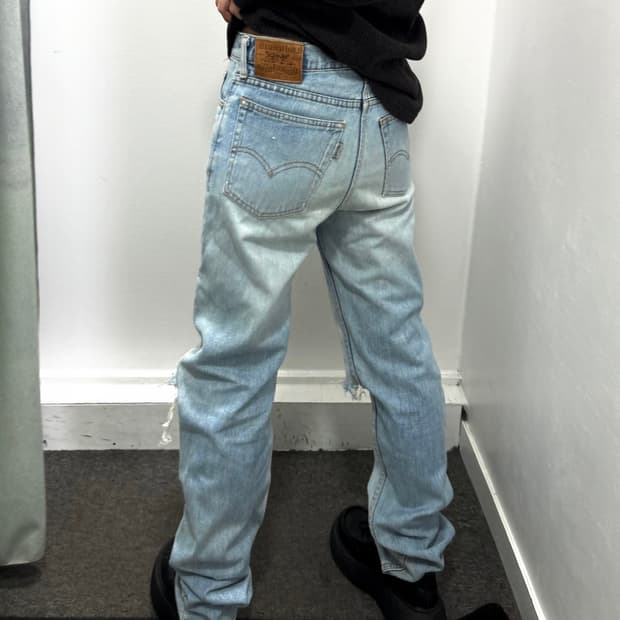 리바이스 연청 데님
