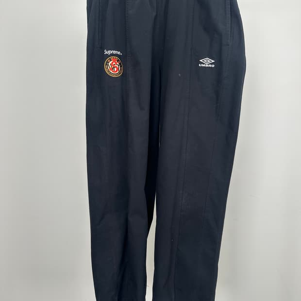 슈프림 x 엄브로 코튼 립스탑 트랙 팬츠 2XL