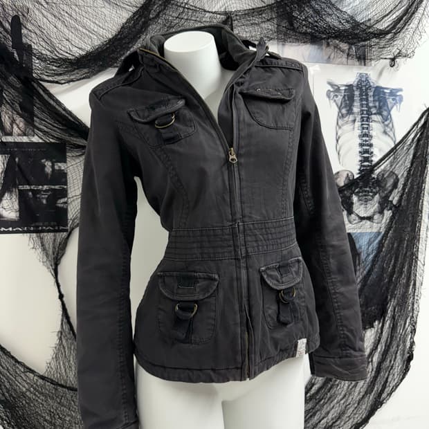 00s mood stud cargo jacket