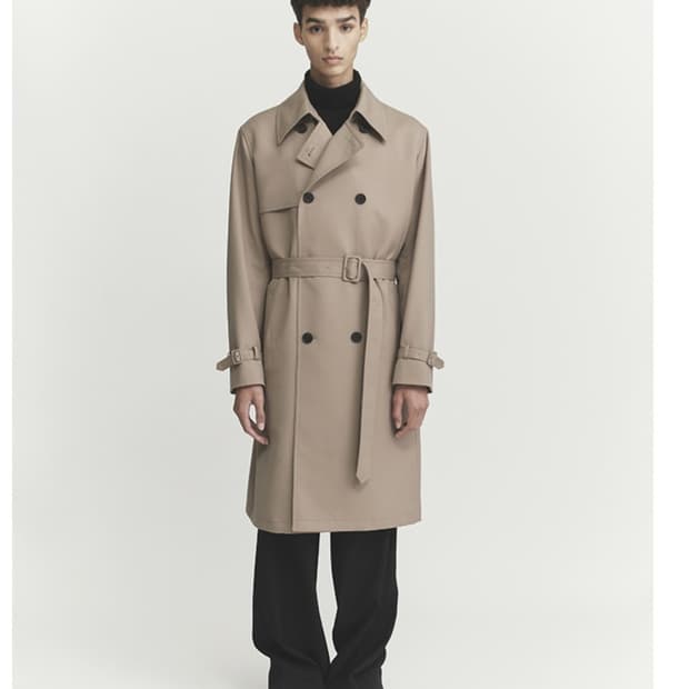 COOR 쿠어 울 트렌치코트