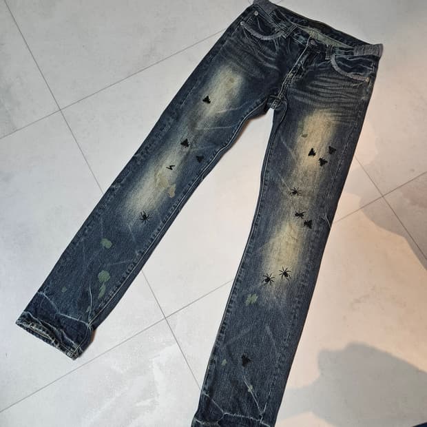 Undercover 06aw guruguru bug denim