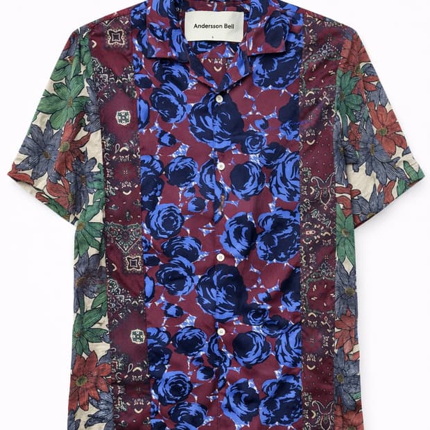 앤더슨벨 Fantasia 프린트 반팔 셔츠 L
