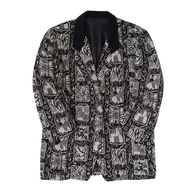 Vintage Ethinc Pattern Blazer