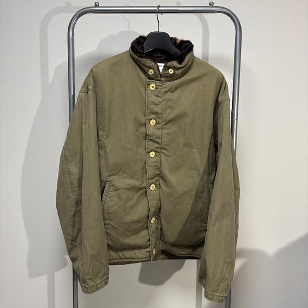 4) visvim 비즈빔 25ss 덱 핸드 자켓 올리브