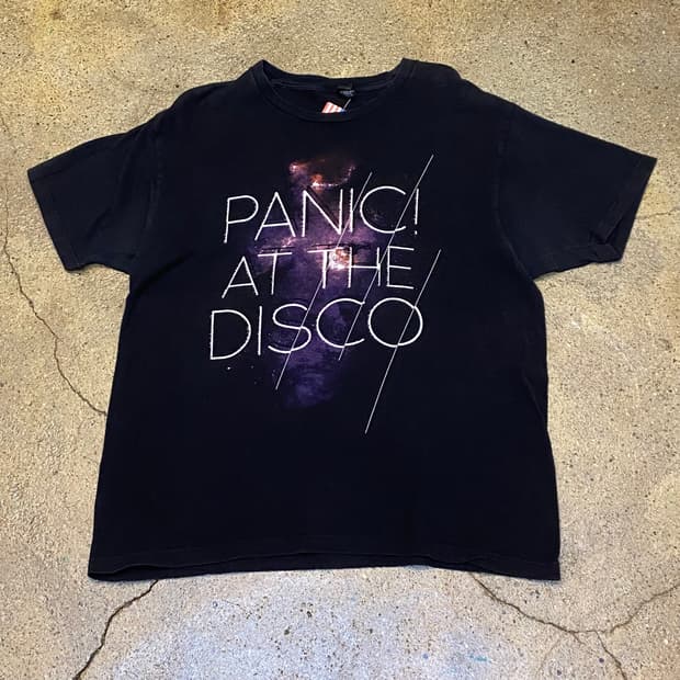 미국 빈티지 패닉앳더디스코 PANIC AT THE DISCO 락티셔츠