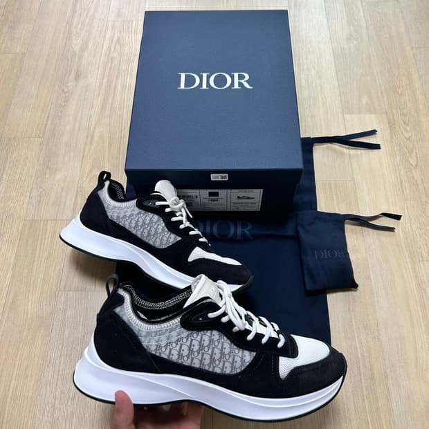 [42] 디올 b25 오블리크 스니커즈
