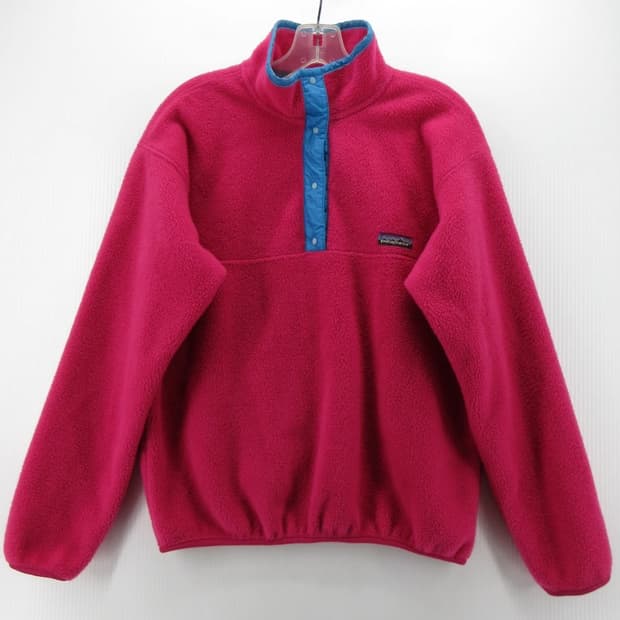 90s 파타고니아 신칠라 스냅-T 핑크/블루 USA