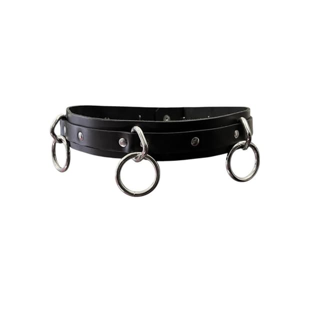 PUNK RING STUDDED BELT