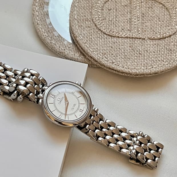 오메가 드빌 프레스티지 여성 시계 / 정품감정 . 케어