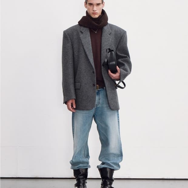 구매)렉토 버진울 블레이저 코트 L