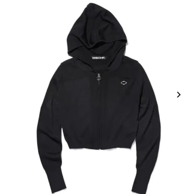 미스치프 롬버스 후드집업 니티드 후드 M 새상품