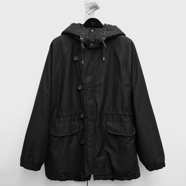 (M) 유스 N3B 울 파일 파카 블랙