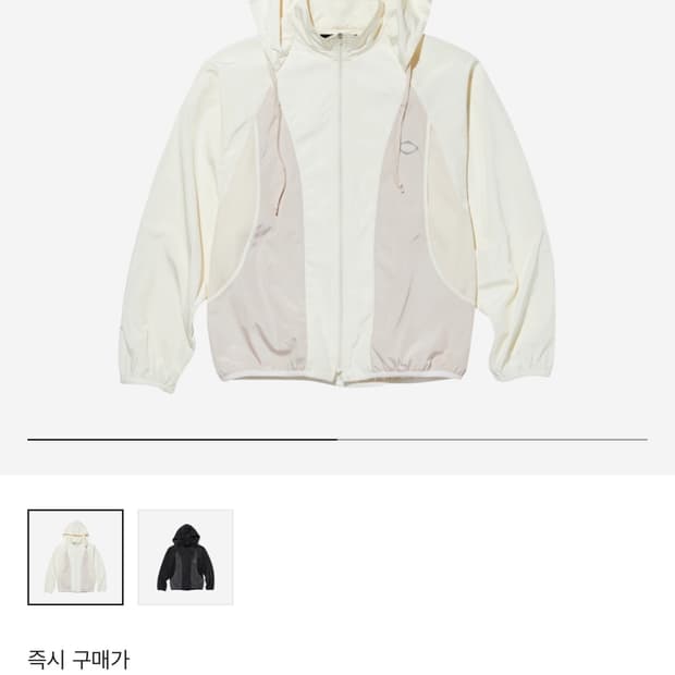 미스치프 윈드브레이커 s 아이보리