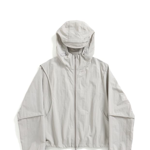 해칭룸 크롭윈드브레이커 라이트 그레이 4(L)