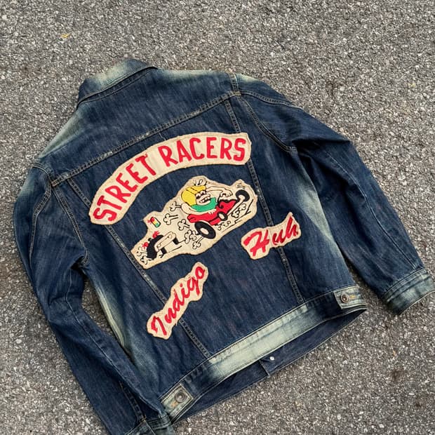 OLD STREET RACERS Custom Denim Jacket