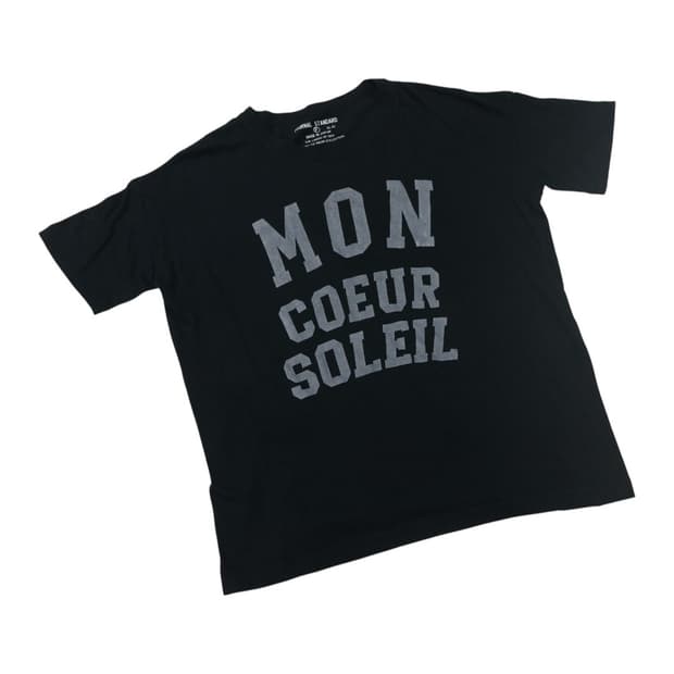 저널 스탠다드 블랙 레터링 빈티지 반팔 티셔츠 (Free)