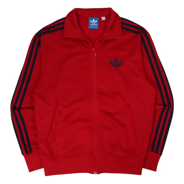 아디다스 레드 파이어버드 트랙탑 져지
