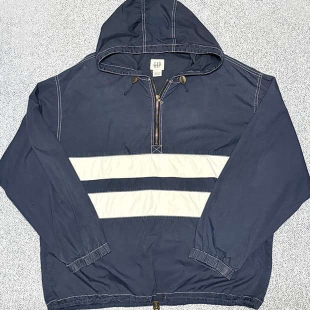 90s 올드 갭 네이비 아노락 자켓