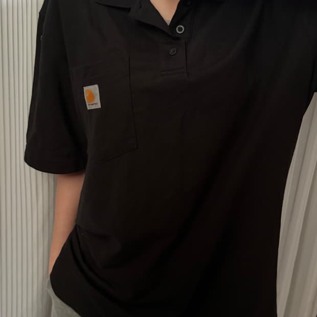 칼하트 블랙 카라티 L