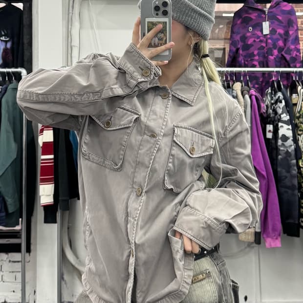 아르마니 익스체인지 투웨이 코튼 자켓