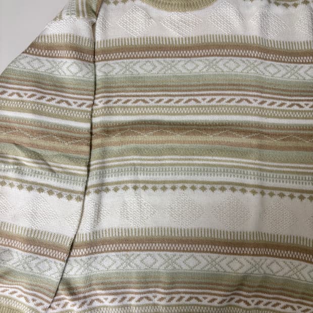 일본 빈티지 패턴 니트