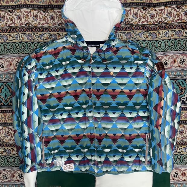 00‘s Rocawear 나바호 패턴 후드집업