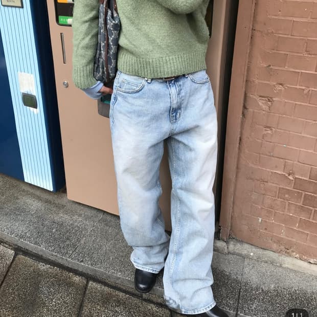 에센코어 와이드 데님팬츠 팝니다