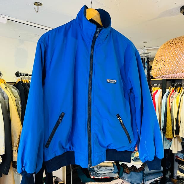 90‘s 에디 바우어 블루 나일론 플리스 자켓(미국제)