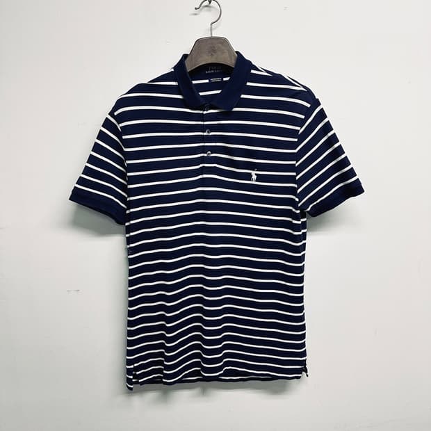 폴로 스트라이프 반팔 카라티 (M / 실측 남성 95)