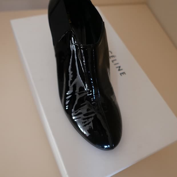 celine by phoebe philo enamel ankle 