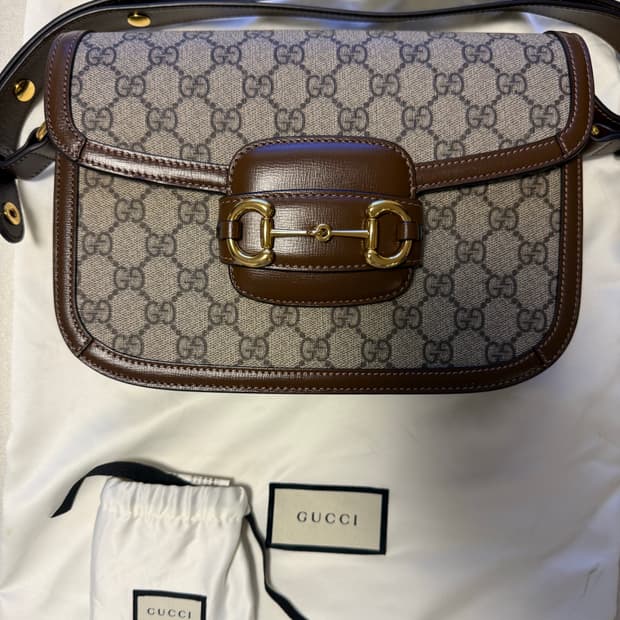 구찌 1955 홀스빗 숄더백 미디움