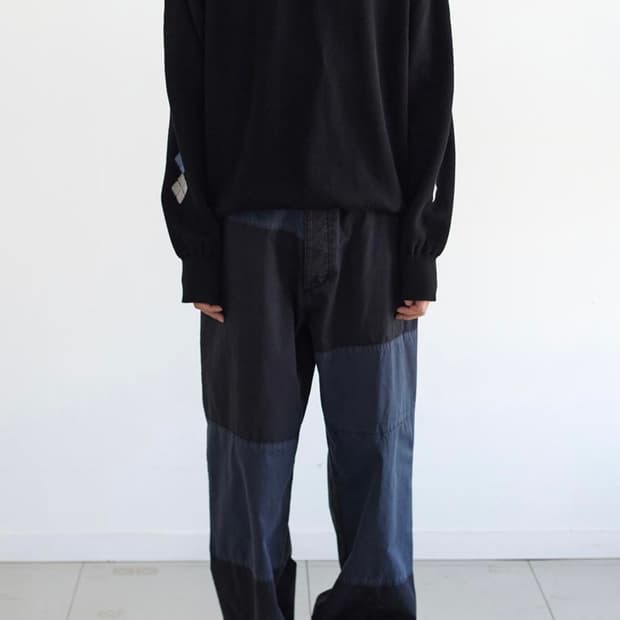 해칭룸 아가일 니트