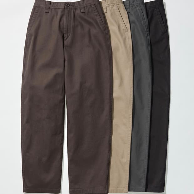 73사이즈/사이즈표첨부) 유니클로 U  와이드핏 치노팬츠 - 딥브라운