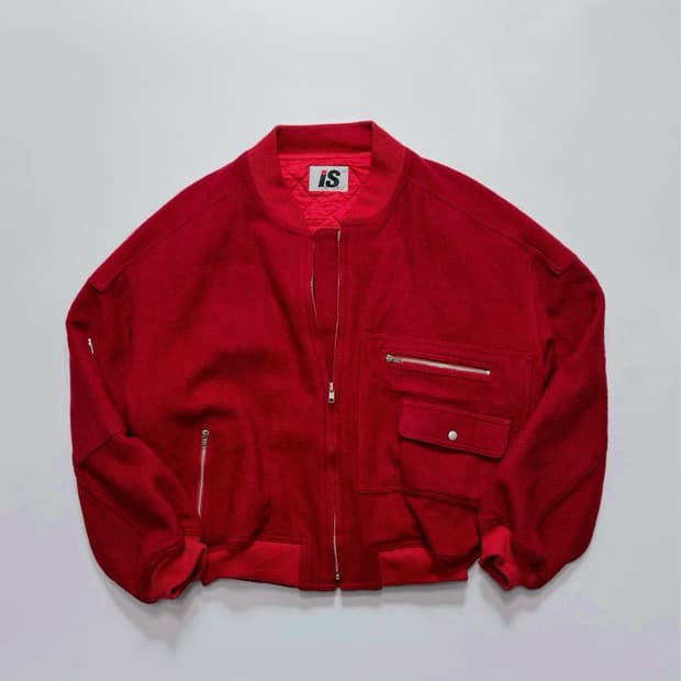 I.S. ISSEY SPORT 80’s Wool Bomber Jacket