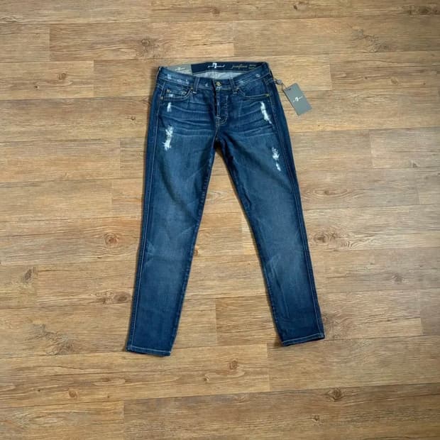새제품 세븐진 24 스키니 보이프렌드 데님 청바지 미국 수입 정품