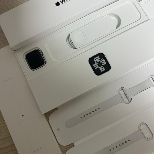 [SS급, 급처] 애플워치 SE2 40mm 실버 풀박스 배터리 98%
