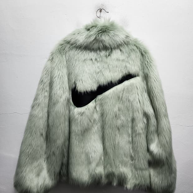 나이키 x 엠부쉬 리버시블 퍼 자켓