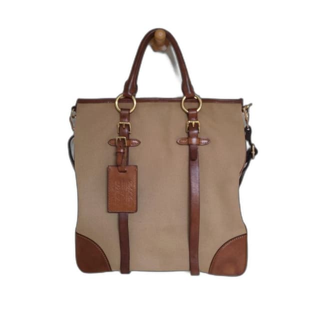 폴로 랄프로렌 빈티지 캔버스 레더(가죽) 토트백 크로스백 가방