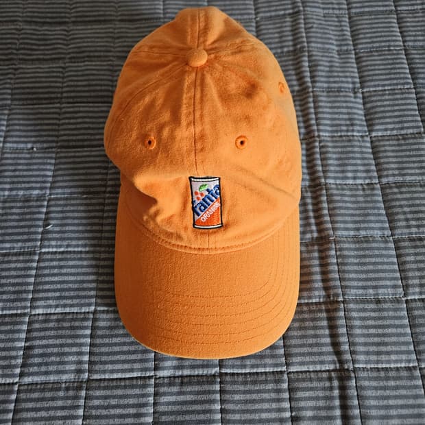 환타 오렌지 볼캡 빈티지 모자