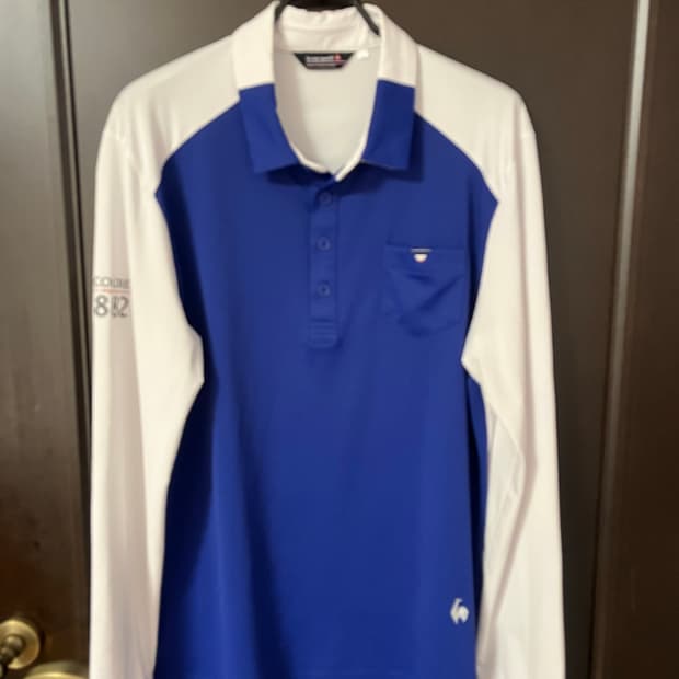 Le Coq Golf 르꼬끄 골프 기능성 남자 긴팔 카라티 100