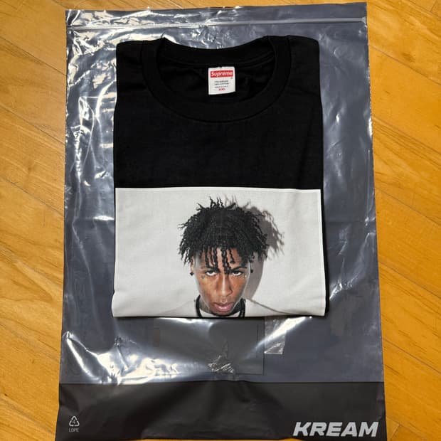 [새재품 XXL] 슈프림 영보이 포토티 블랙