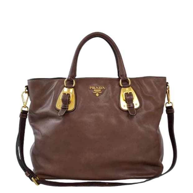 정품 프라다 BN1902 소프트 카프스킨 토트백