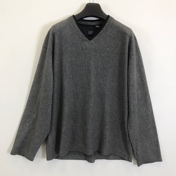 GAP 90s 올드갭 브이넥 플리스 [XL]