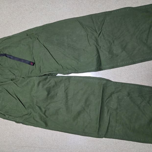 그라미치 와이드팬츠 올리브 xl