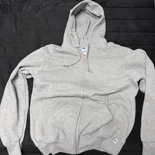 러셀 애슬레틱 후드집업 그레이 L 새상품