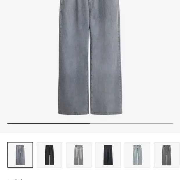 (3)폴리테루 고시마 데님 다이드 블루그레이