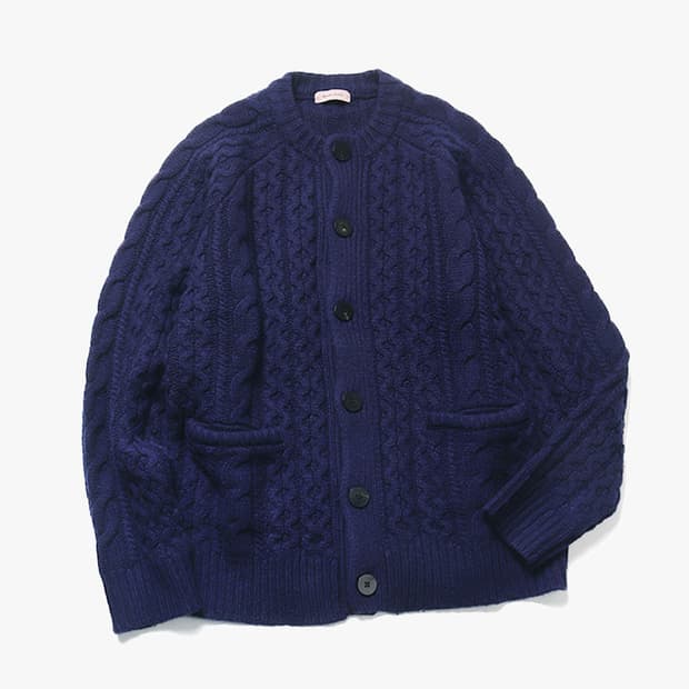 BEAMS LIGHTS - 23FW MONGOL WOOL CARDIGAN