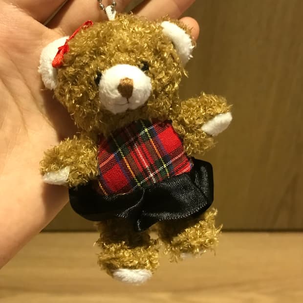 복슬복슬 테디베어 키링