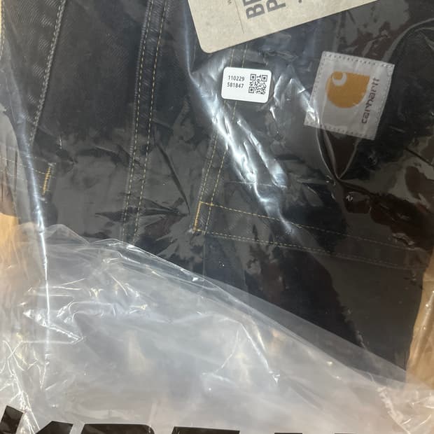 칼하트 브랜돈 팬츠 블랙 스톤워시드 L 교신