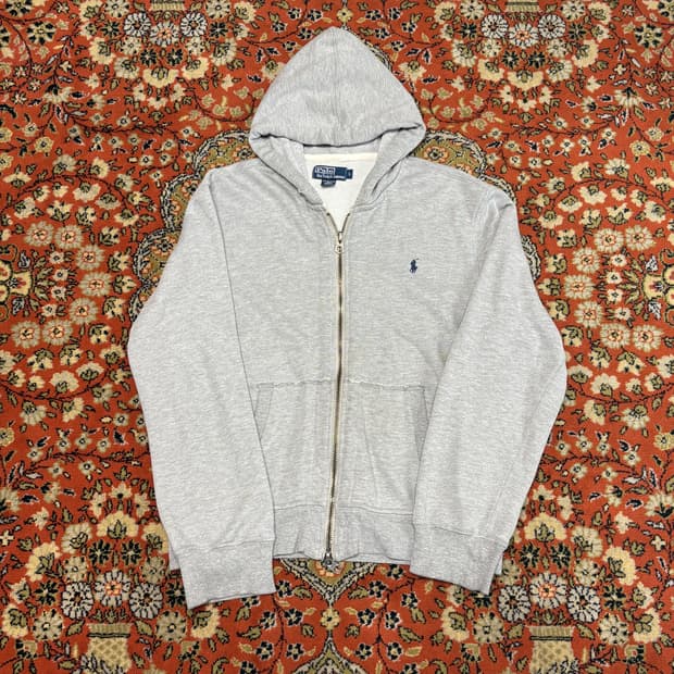 [L] 폴로 랄프로렌 그레이 후드 집업